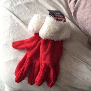 Red gloves